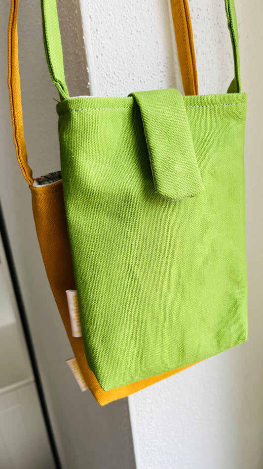 Schultertasche, Handytasche, Sommertasche - Hellgrün